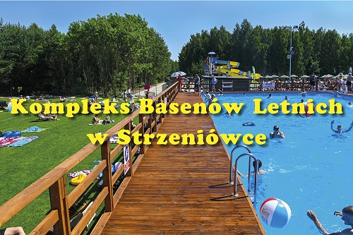 Kompleks basenów letnich w Strzeniówce