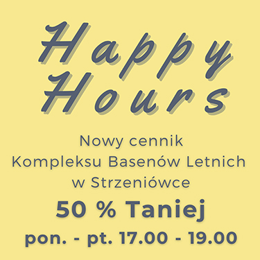 Happy Hours! Nowy cennik basenów